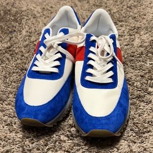 Jcrew throw back sneakers 7.5 never worn !!